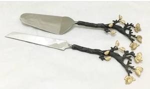 Creative <b>Cake</b> <b>Server</b> & Knife for Wedding Party Home Hotel <b>Cake</b> Tools Modern Design Metal Cutlery Sets Bakeware Tabletop <b>Server</b> - Product Image 5