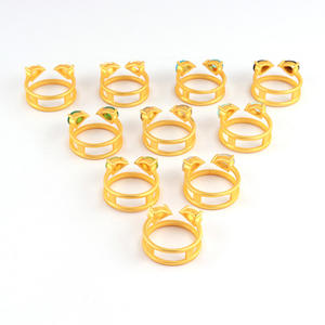 Gran oferta, anillo de moda popular, corte facetado, cuarzo rojo, Juego de puntas hechas a mano, anillo chapado en oro opaco, ropa de fiesta, joyería de regalo para mujer - Product Image 6