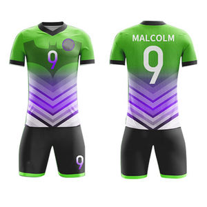 En gros Taux Top Qualité Pas Cher Football Uniforme 100% Polyester Logo Personnalisé Nouveau Club De Football Uniforme - Product Image 6