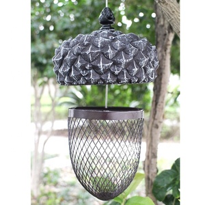 Jardim Jardin Garten jardim Metal <span class=keywords><strong>Acorn</strong></span> forma malha decorativa Porca pássaro alimentador - Product Image 2