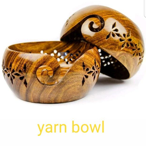 Ywhinam — bols de rangement de fils de bois, accessoires au Crochet sculpté à la main, outils artisanaux de qualité supérieure - Product Image 2