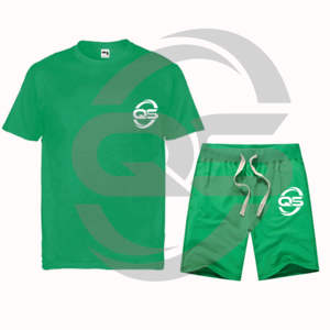 2021 Summer strip Men Set Suit Men Short Sleeve Tshirt Shorts Sets Two Pieces Fitness Set - Product Image 4