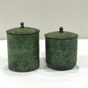 Best Selling Cylinder Shaped Candle Vessel for Home Table Top Luxury Black Rustic Candle <b>Jar</b> Container - Product Image 4