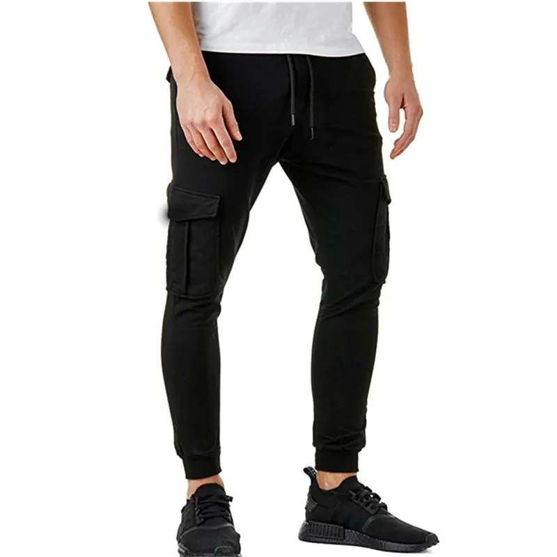 2020 Hot Sale Model Harem Celana Jogger Pria Serut Katun Celana Longgar Fashion Pria Celana