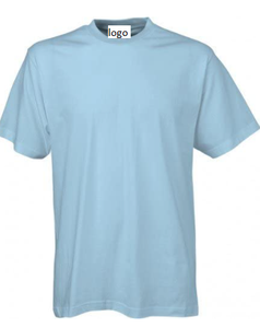 T-Shirt à manches courtes pour hommes 50% Polyester, haut sans couture, avec col double aiguille, noué et aux épaules, du Bangladesh, 50% coton - Product Image 5