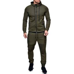 Unisex Winter Grey Block Jogger Tracksuit Sets Custom Design Street Fashion <b>Clothing</b> Adult 100% Cotton Lightweight Quick Dry - Product Image 4