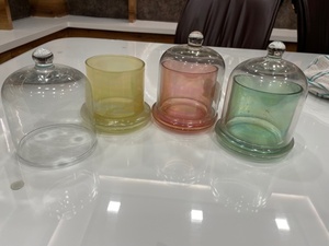 Handmade Silver Metal Cylinder Glass <b>Candle</b> <b>Holders</b> Lanterns <b>Tall</b> Home Decoration Christmas Print Bamboo Lid Wholesale - Product Image 2