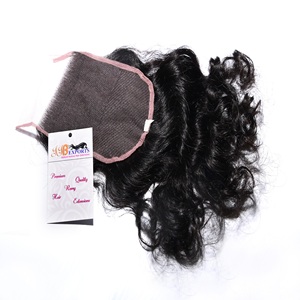 Cabello Humano 100% Virgen Brasileño Liso, Rizado, Ondulado, con Cierre Frontal de Encaje Suizo Transparente, Cabello Humano de Templo Indio - Product Image 5