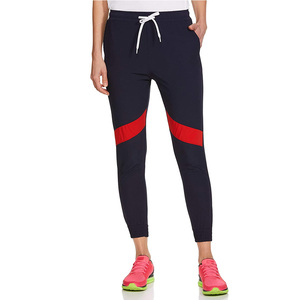 Ensemble survêtement à capuche et pantalon pour femme, haut court, couleurs rouge et bleu, vente en gros, nouvelle collection 2020 - Product Image 6