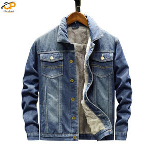 Men's Light Blue Winter Denim <b>Jacket</b> <b>Jacket</b> Coat Warm Denim Coat 2022 New Large Size Thickened Winter Denim <b>Jacket</b> - Product Image 3