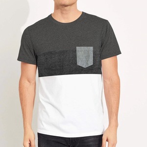 Logo personnalisé Street wear T-shirt homme décontracté T-shirt tendance 100% coton T-shirt uni - Product Image 5