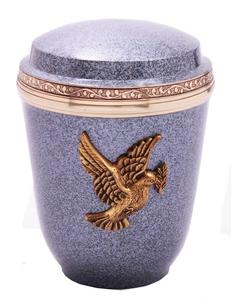 Urna funeraria de mármol marrón para cenizas - Product Image 2