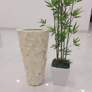 Florero de perlas Madre, maceta de color natural, maceta de artesanía de vietnam, jarrón alto de diseño más nuevo - Product Image 5