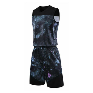 Maillots de basket-ball unisexes de haute qualité à séchage rapide respirants avec logo personnalisé pour adultes - Product Image 5