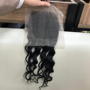 Matière première HD crépue vietnamienne de haute qualité 5x5 pour fermeture frontale en dentelle 8-36 pouces longueurs étirées vague extension de cheveux humains - Product Image 5