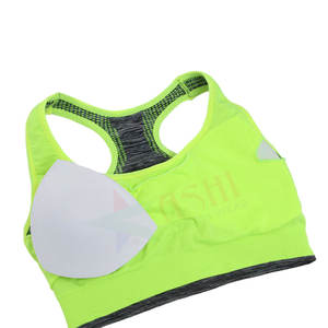 Soutien-gorge de sport à impact sans couture pour femmes taille personnalisée soutien-gorge de fitness rembourré solide Push Yoga grande taille vêtements de fitness - Product Image 6