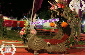 Fusion Bride-Palki de pavo real para la entrada de la novia, Majestic, entrada de novia, Doli de pavo real para boda - Product Image 6