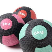 Ballon de yoga pour musculation et exercices de gym, 10 kg, haute adhérence, fitness complet, couleur et logo personnalisables, en promotion