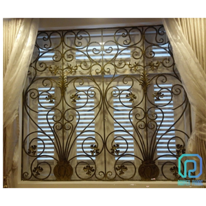 Ventana Vintage elegante, diseño de parrilla de hierro, ventanas de diseño a la parrilla, el mejor proveedor de 2021 - Product Image 1