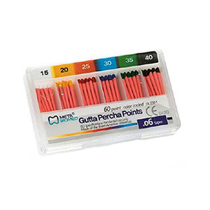 Dùng một lần gutta percha điểm kênh gốc endodontic obturation Màu mã hóa 6% GP điểm 120 mỗi hộp vật liệu nha khoa - Product Image 2