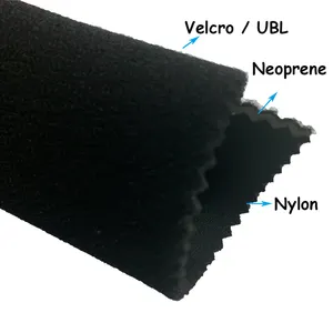 कारखाने उच्च गुणवत्ता UBL/ठीक नायलॉन neoprene कपड़े अभंग पाश के साथ 3mm 4mm 5mm 7mm के लिए खेल ब्रेसिज़ और orthoses