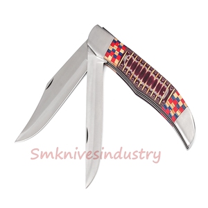 Cuchillo plegable gigante hecho a mano, longitud cerrada de 12 pulgadas, con doble hoja (smk1609) - Product Image 3