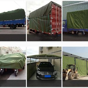 Bâche imperméable de bâche d'abri de pluie d'urgence, bâche épaisse de toile d'isolation de pare-soleil de camion de protection solaire imperméable - Product Image 3