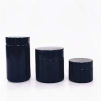 5g 5ml 15g 30g 50g 100g 200g 250ml 500ml 1000ml schwarze dunkel violette Gläser UV-Gel-Glas mit Deckel Lippen balsam Kugel behälter