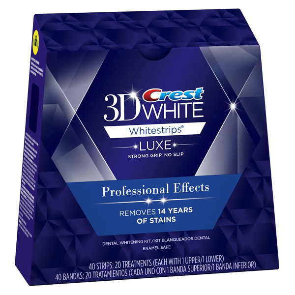 Crest 3D Whitestrips Crest 3D белые профессиональные эффекты 1 коробка 20 мешков 40 полосок Crest Whitestrips