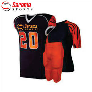 Ropa deportiva sublimación personalizada conjuntos de uniformes de fútbol americano/al por mayor último diseño uniforme de fútbol americano - Product Image 3