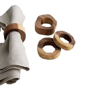 Anillo con forma de servilleta de Metal y plata para boda, Color personalizado, logotipo de lujo, hecho a mano, para Hotel y boda - Product Image 6