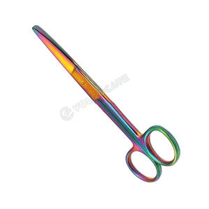 Volgo Care Intl. Ciseaux chirurgicaux Mayo modèle 03.1418 certifiés CE classe I, lames droites en acier inoxydable de 17 cm - Product Image 1