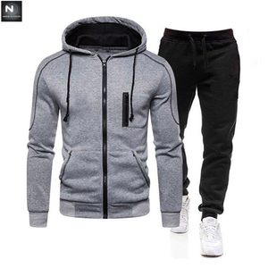 Chándales deportivos personalizados para hombre y mujer, ropa deportiva de algodón para invierno, con logotipo personalizado OEM, antientrenamiento, para exteriores - Product Image 5