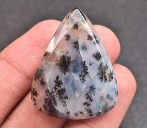 Piedra preciosa de ópalo dendrítico turco, flor Natural, Dendrite, Ópalo suelto, joyería - Product Image 5