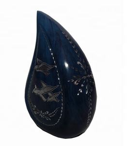 โกศงานศพงานศพแบบหยดเพชรโลหะ - Product Image 2