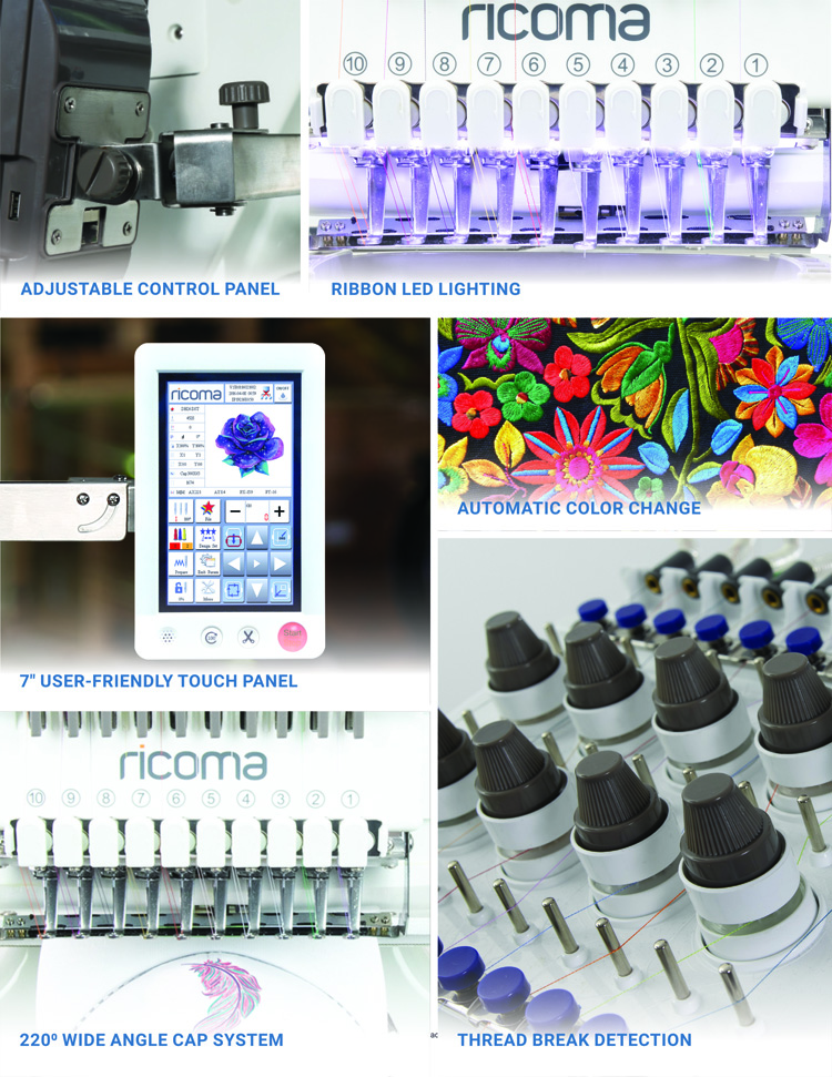 10 Needles Embroidery Machine From Buy Embroidery Embroidery Machine,10