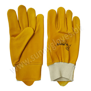 Guantes de cuero de vaca para conductores, guantes de trabajo de Sunny, la mejor oferta - Product Image 1