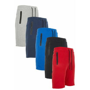 Pantalones cortos de algodón suave para hombre, informales, de forro polar, para gimnasio, con material de calidad y estampado personalizado - Product Image 1