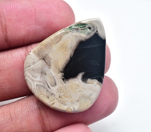 รากปาล์ม Cabochon คุณภาพสูงจากธรรมชาติอินโดนีเซียปาล์มรากพลอยรูปร่างและขนาดตามธรรมชาติปาล์มรากอาเกตขายส่ง - Product Image 6