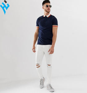 Dernier polo de golf OEM de haute qualité pour hommes Chemise professionnelle Asie Fabricant 100% Polo brodé en coton - Product Image 4