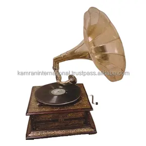 GRAMOPHONE ANTIQUE, lecteur à l'ancienne STYLE européen