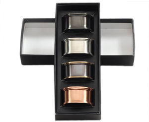 Anneau de serviette en métal, anneau de serviette décoratif en forme d'oiseau, anneau de serviette design, anneau de serviette à motif d'oiseaux, porte-serviettes élégant - Product Image 4