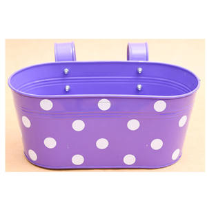 Macetas colgantes de pared de estaño, diseño rústico, indio, venta al por mayor, macetas de flores colgantes de pared, India - Product Image 6