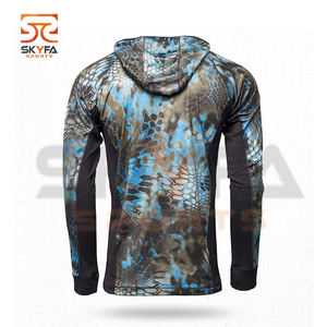 Jersey de pesca de poliéster con logo personalizado, jersey de pesca hecho a medida - Product Image 4