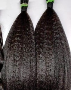 100% Virgin Hair Kinky Straight Tips Hair Extensions Double Drawn <b>Micro</b> Links Free Sample Customised the Tyagi 100g - Product Image 2