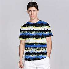 T-shirt Streetwear pour hommes, à col ras du cou, surdimensionné, graphique, délavé à l'acide - Product Image 6