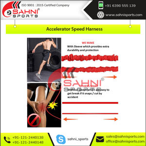 Harnais d'entraînement de résistance d'équilibre d'agilité de vitesse des joueurs de football Harnais d'accélérateur rembourré en nylon solide - Product Image 4