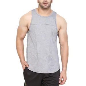 2022 Latest Designs Wholesale Men's Tank Top Breathable Bodybuilding Sports Wear Men's Fitness Vest