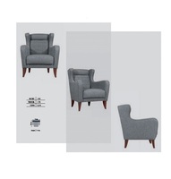 Fauteuil berg de luxe en cuir velours polyester et coton, mobilier turc 2020, canapé exclusive de luxe