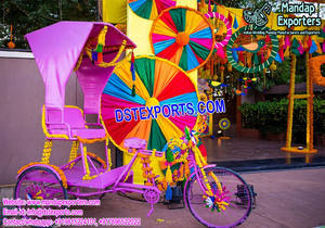 De la boda Punjabi de entrada Rickshaw decoración Gujarati de novia de la boda entrada Rickshaw mejor boda entrada Rickshaw Decoración - Product Image 4